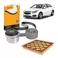 Kit Filtro Cruze 1.8 16v 2013 2014 Ar Correia Dentada Tensor