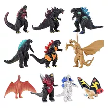 Conjunto De Brinquedos Godzilla De 10 Bonecos