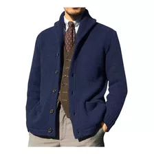 Chaqueta Tipo Suéter De Punto Para Hombre