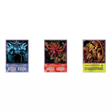 Cartas Yu-gi-oh 3 Deuses Egípcios