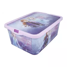 Caja Organizadora Juguetes Infantil Frozen 13 Lts Plástica