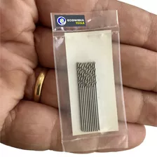 Broca Aço Rapido 0,3mm Micro Retifica Hss Kit 10 Peças