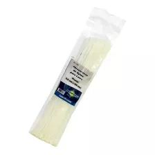 Abraçadeiras De Nylon Para Lacre Branca- 3,6mm X 150mm 