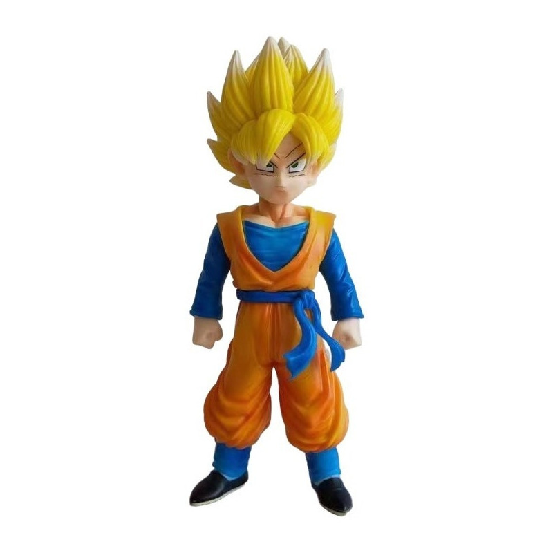 Boneco Estátua Goku Criança Dragon Ball Z 18cm C/ Base