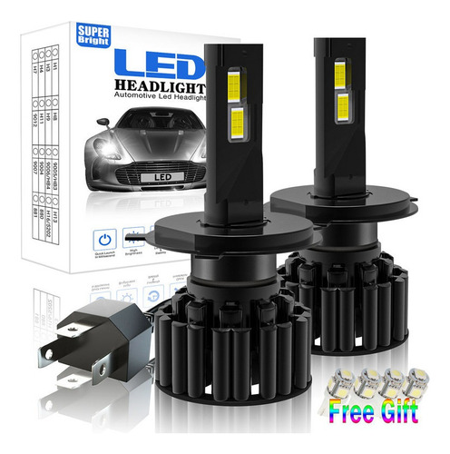 28000lm Kit De Focos Led 9003 H4 Para Toyota Haz Alto Y Bajo