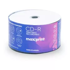 Cdr Maxprint Pino 80min /700mb/ 52x Print C/100