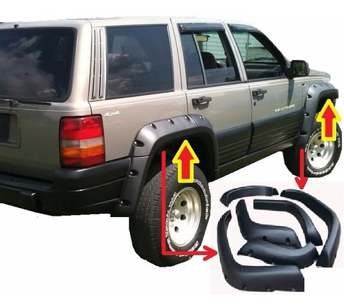 Extenciones Jeep Grand Cherokee Zj Accesorios Repuesto Buche Foto 3