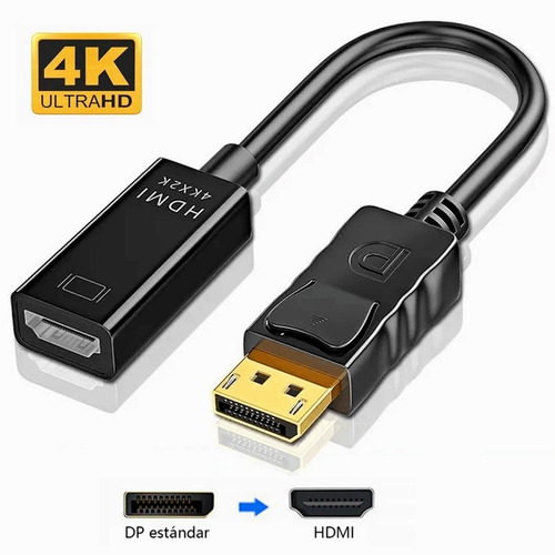 Adaptador Convertidor Display Port A Hdmi 4k Fullhd Dp