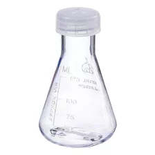 Matraz Erlenmeyer De Plastico 125ml Graduado C/tapon Nalgene