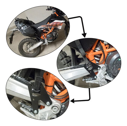 Funda Protectora De Taln For Motor Husqvarna 690 Enduro Foto 3