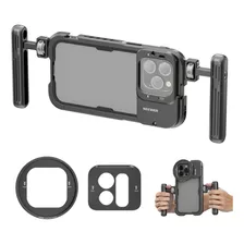 Neewer Jaula Grip + Filtro Adaptador Para iPhone 15 Pro Max