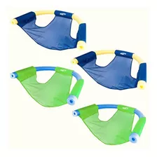 Swimways Mesh Floating Pool Chair Noodle Slings (4 Pack)