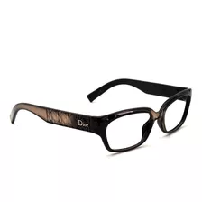 Lente Óptico Dior Cd3262 Wayfarer Café Degradé Italy M 51mm