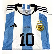 Camiseta Argentina Mundial Qatar 2022 Match Day Final Messi