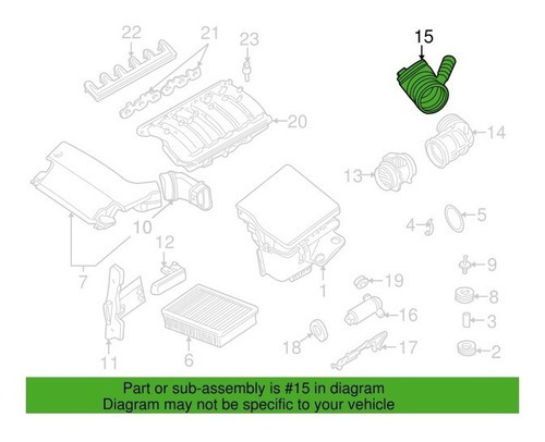 Tubo Flexible  Aspiracin Filtro De Aire Bmw Z3 E36 00 A 03@ Foto 6