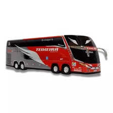 Brinquedo Miniatura De Ônibus Viação Teixeira G7 Dd