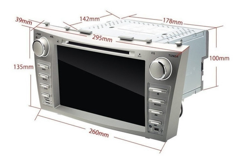 Android Toyota Camry 2007-2011 Dvd Gps Mirror Link Radio Hd Foto 5