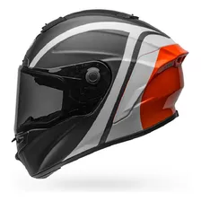 Casco Bell Star Mips Tantrum Matte Black White Orange