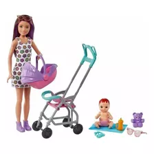 Barbie Skipper Babysitters Carreola Tarde De Paseo