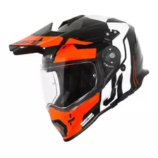 Capacete Just1 J34 Pro Tour - Laranja/preto