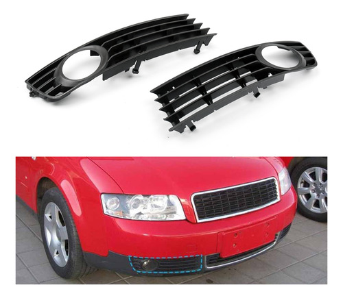 2 Rejillas De Parachoques Bajas Para Audi A4 B6 2002-2005 Foto 2