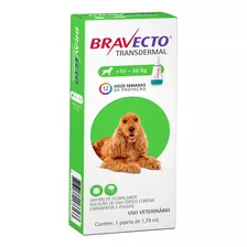 Msd Bravecto Transdermal Cachorro 10 Kg 20 Kg