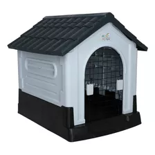 Casa De Perro Térmica Con Puerta Métalica Razas Medianas