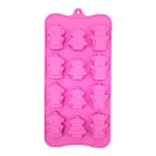 Forma De Silicone Famys Formato Robô