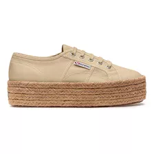 Championes Superga 2790 Rope Plataforma Beige