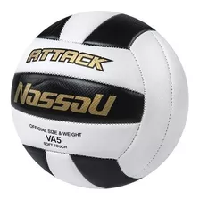 Pelota De Voley Nassau Attack Blanco/negro Envios Flex