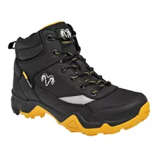 Botin Hiking Ram R472 Color Negro Para Hombre Tx6