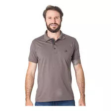 Camisa Gola Polo Masculina Algodão Com Punho Manga Curta