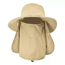 Sombrero Gorro 3 En 1 Sol Guarda Polvo Trekking Pesca Campin