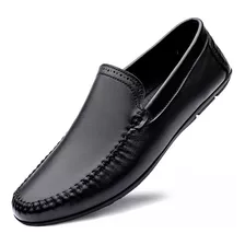 Zapatos Casuales Para Hombre, Mocasines De Cuero Para Trabaj