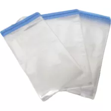 Sacos Plásticos Pp Transparente Adesivo 17x22 -1000 Unidades