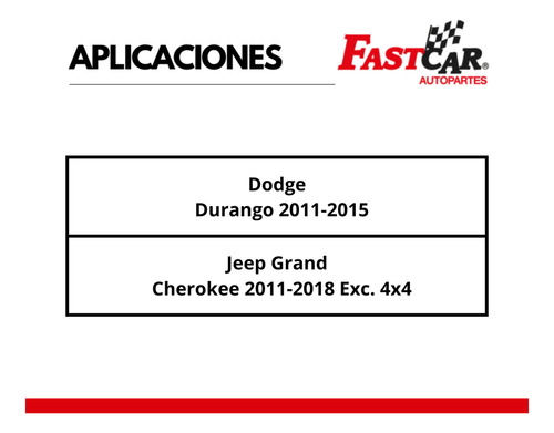 2 Amortiguador Delanteros Dodge Durango 2011-2015 Foto 2