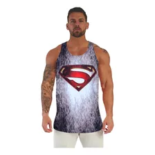 Regata Camiseta Tradicional Normal Super Man