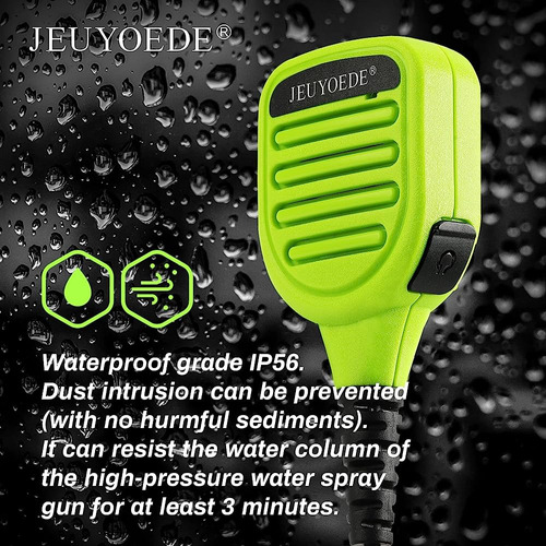 Jeuyoede Micrfono De Radio Impermeable Micrfono Remoto Wal Foto 3