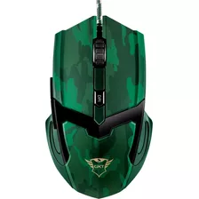 Mouse Gamer Trust Gx T101c Gav 4800 Dpi 6 Botones Color Verde