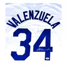 Jersey Autografiado Fernando Valenzuela Los Angeles Dodgers