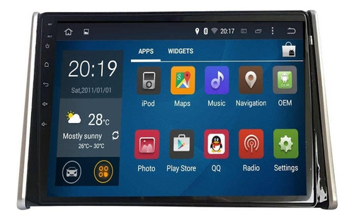Toyota Rav4 2019-2023 Android Gps Wifi Radio Touch Bluetooth Foto 8