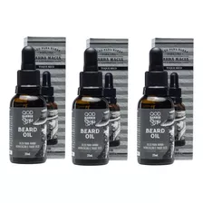 Kit - 3 Óleo Hidratante Para Barba - Beard Oil - Qod