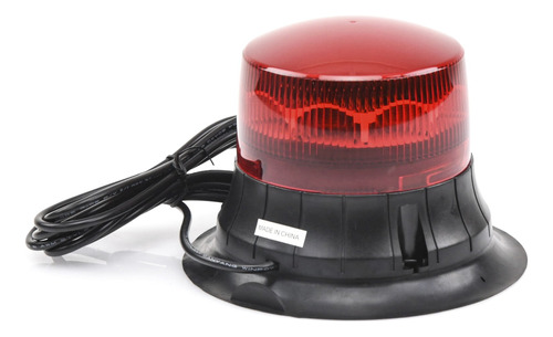 Burbuja Led Giratoria Color Rojo, 9 Leds  Mod. Xm1535r Epcom Foto 3