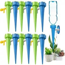 Kit 12 Gotejador Planta Regador Automatico Irrigador Garrafa