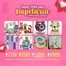 Pack Festas Prontas E Topo De Bolo - Frete Grátis