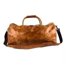 Maleta Duffel Grande 100% Piel Estuche Incluido Ag Leather