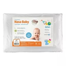 Travesseiro Antissufocante Nasa Baby Fibrasca Capa Lavável