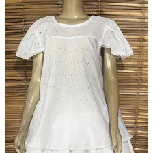 Bata Feminina Em Lesie Branca Umbanda/candomblé 