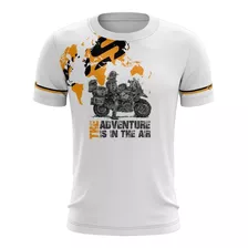 Camiseta Casual Brk Motociclismo Bmw Gs Big Trail Com Uv50+