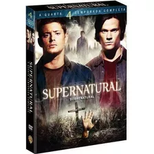 Dvd Box Supernatural Quarta Temporada Completa (6 Discos)